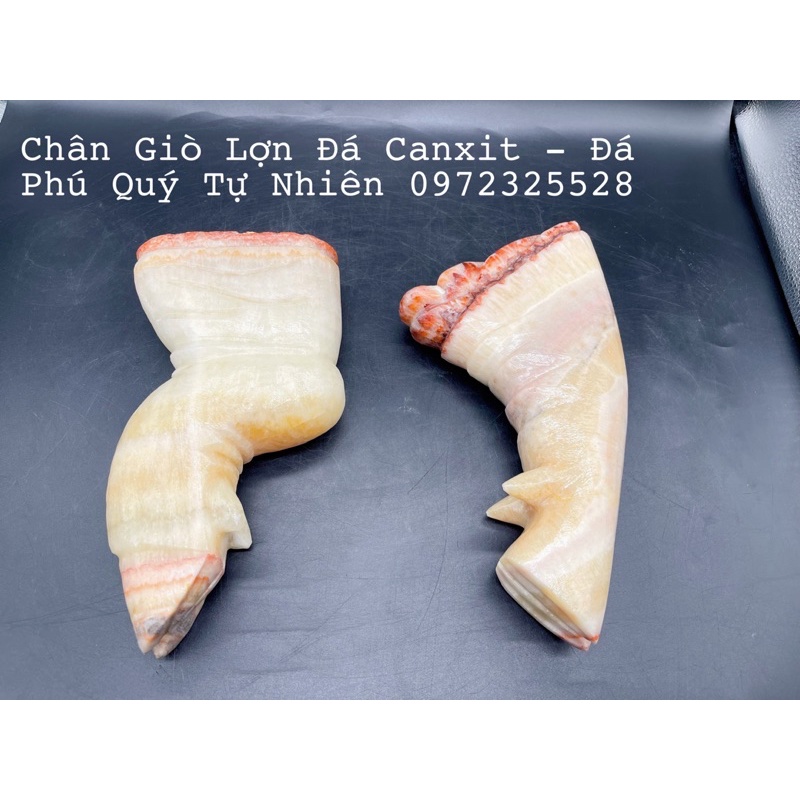 Chân Giò Lợn Đá Canxit - Đá Phú Quý Tự Nhiên Phong Thuỷ
