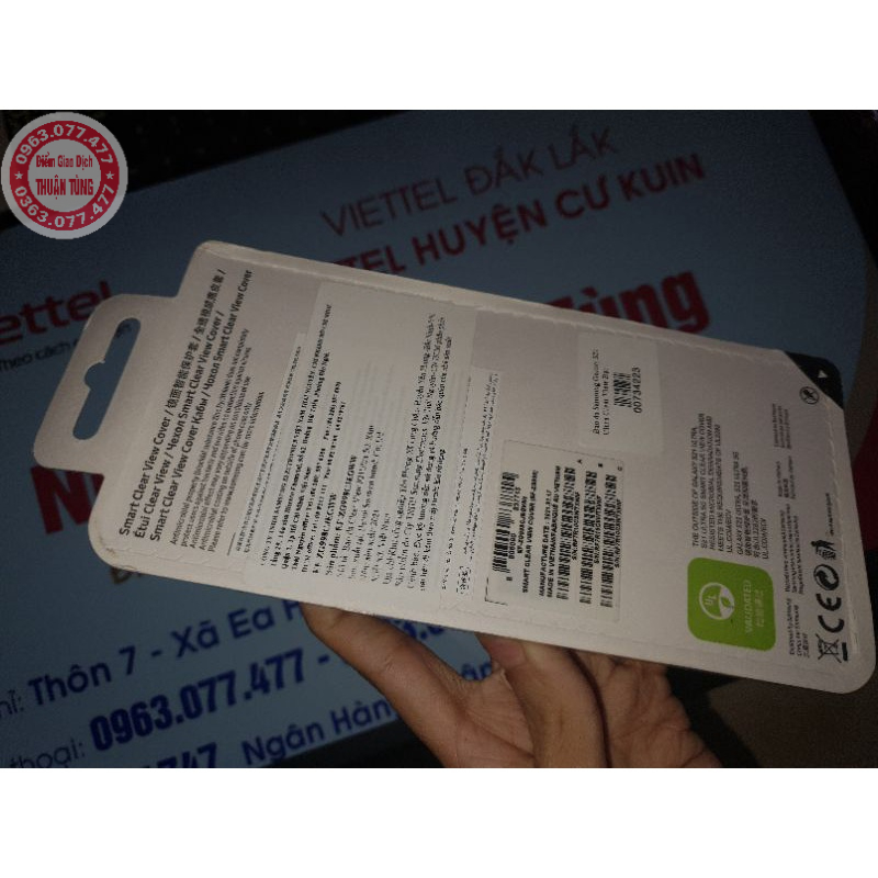 Bao Da Clear View Samsung Galaxy S21 Ultra - Chính Hãng