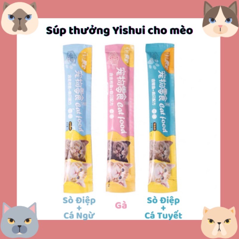 Súp Thưởng Yishui Cho Mèo 🐱