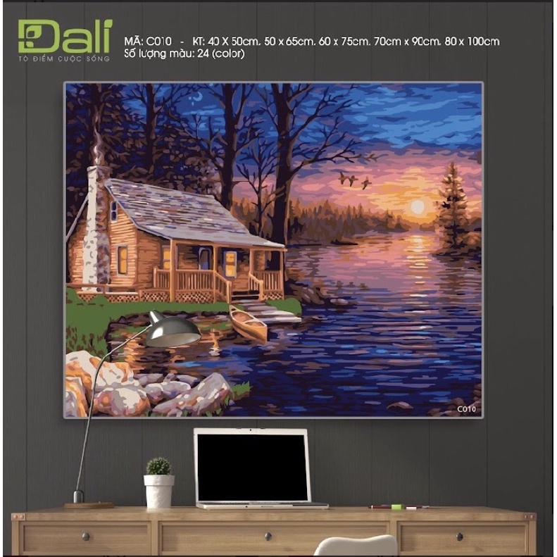 Tranh sơn dầu số hoá Dali mã C010