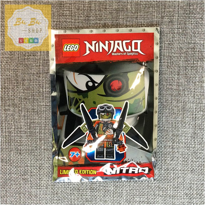 Lego Ninjago 891844 - Nitro foil pack - Bộ xếp hình Lego Nhân vật Nitro