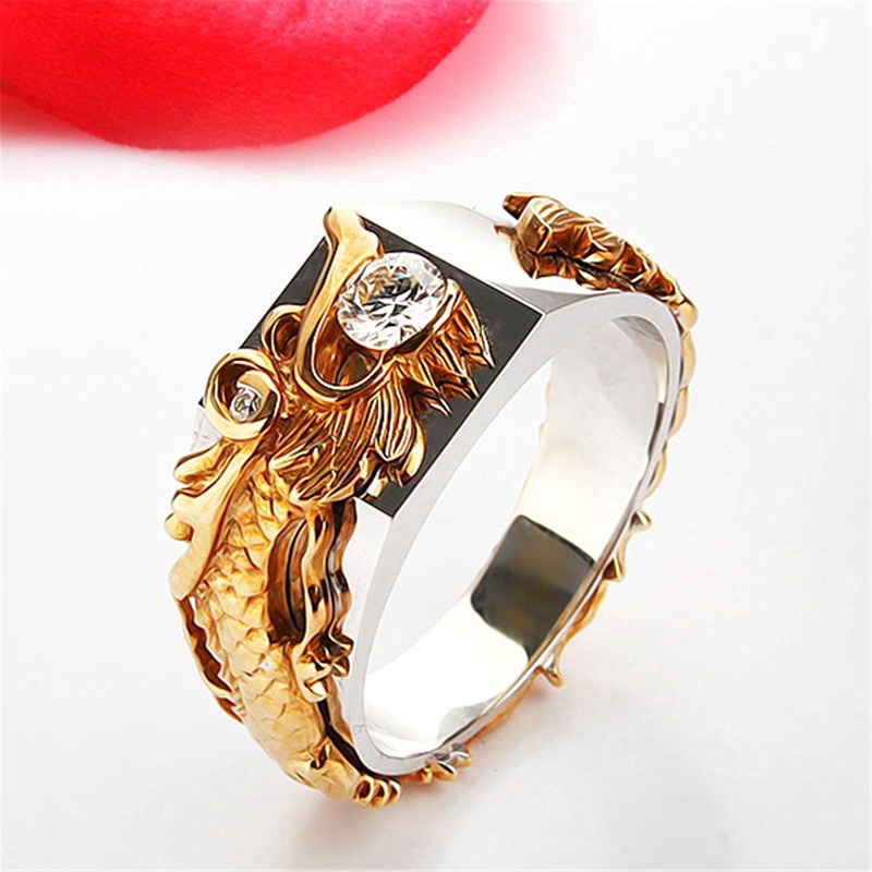 Nhẫn mạ vàng 18k đính đá thiết kế bắt mắt