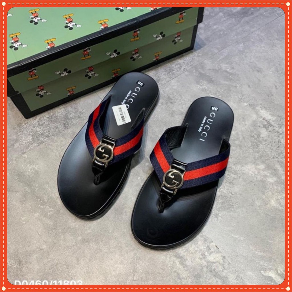 DÉP SỎ NGÓN NAM QUAI DÙ VIỀN XANH ĐỎ