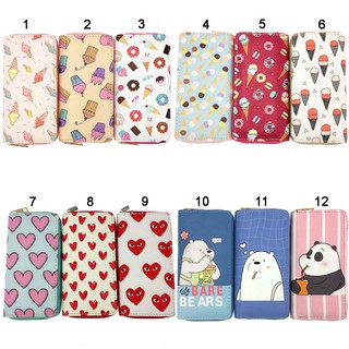 [Link 13] Bóp Ví Dài Cầm Tay Họa Tiết Hoạt Hình Cute Cho Nữ