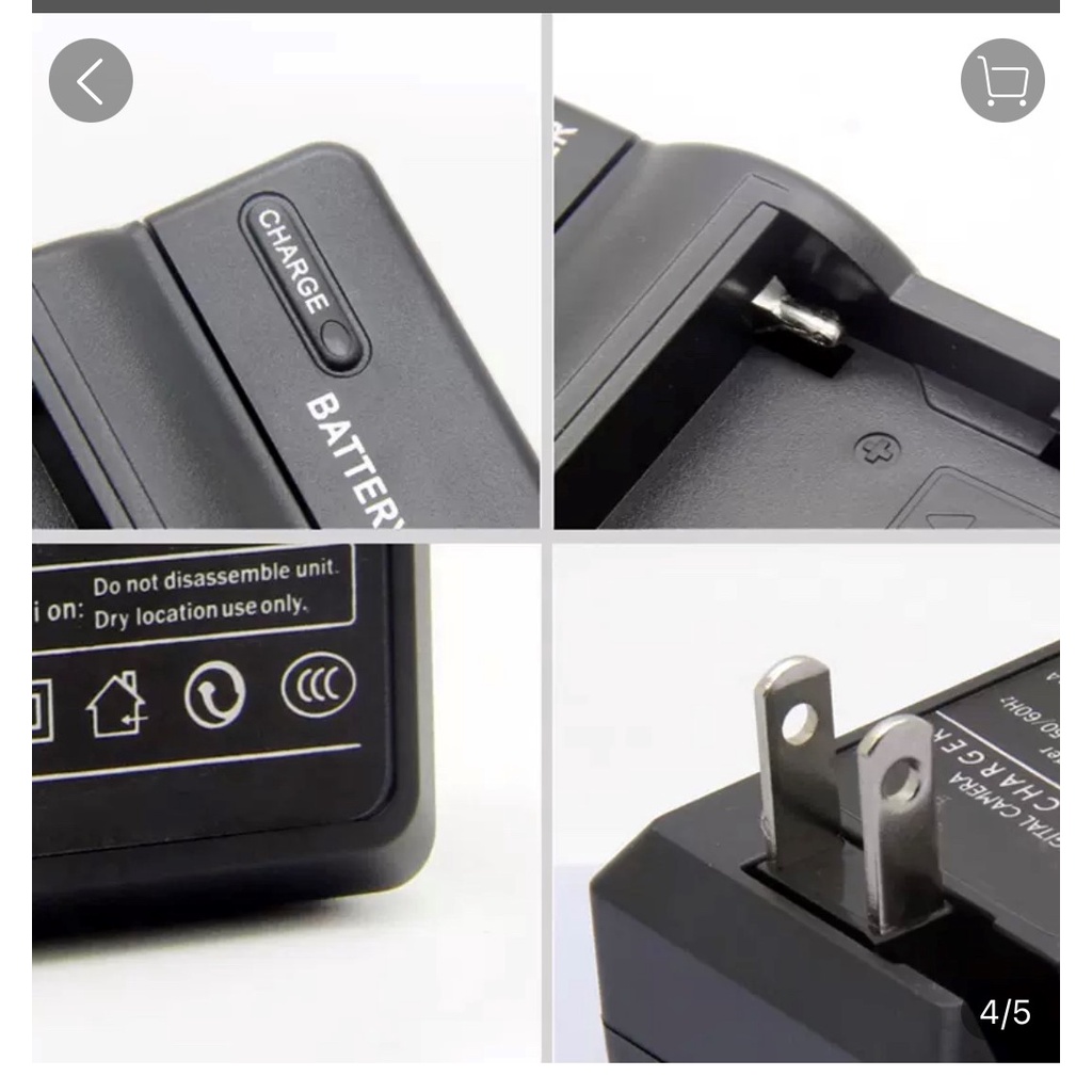 Bộ Sạc Pin Máy quay phim CANON các loại