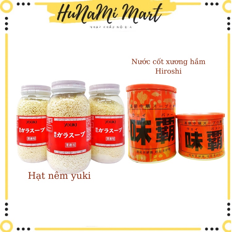 Nước cốt xương hầm Hiroshi - Hạt nêm Youki Nhật Bản