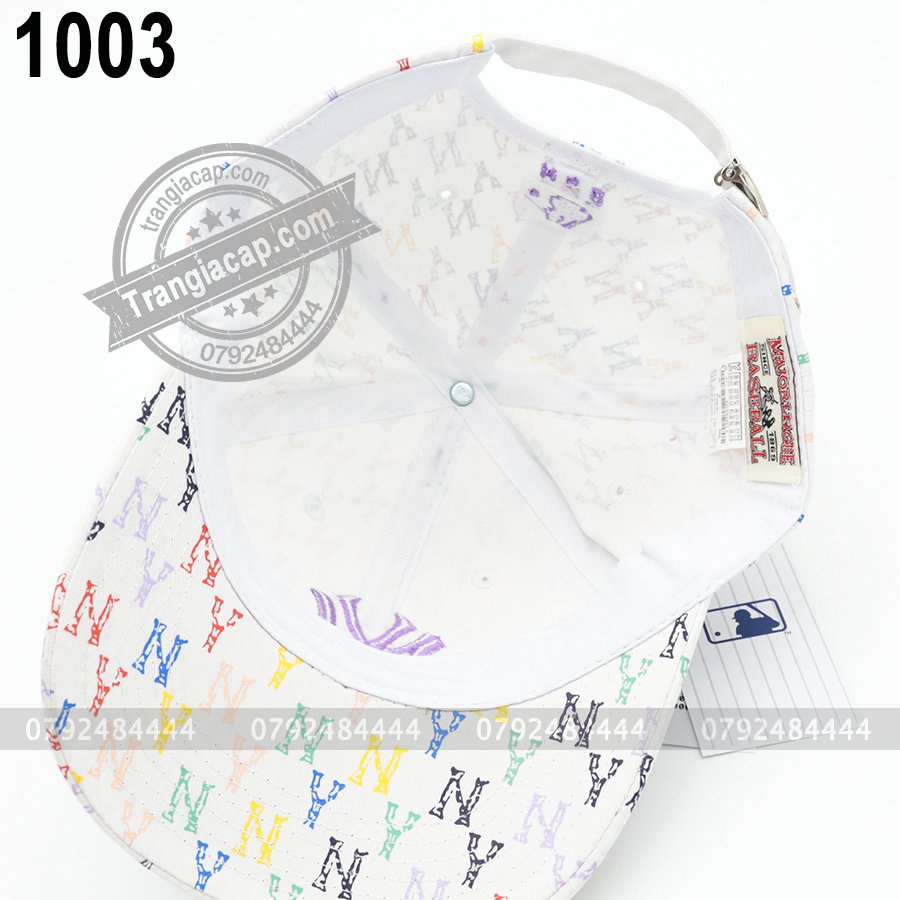 NÓN KẾT MLB MONOGRAM NY SẮC MÀU