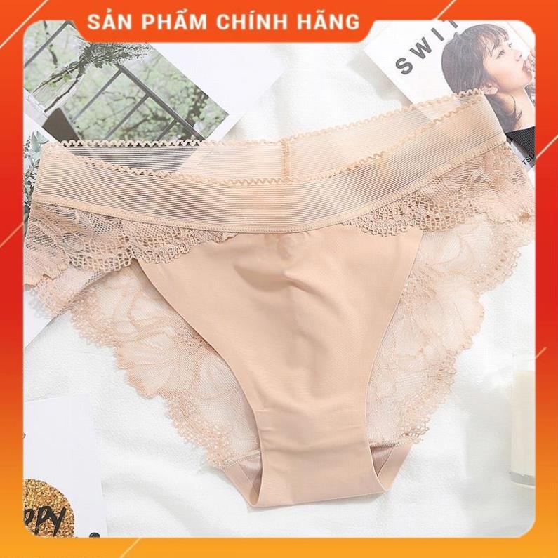 Quần Lót Đúc Pha Ren Hoa Mã 8423