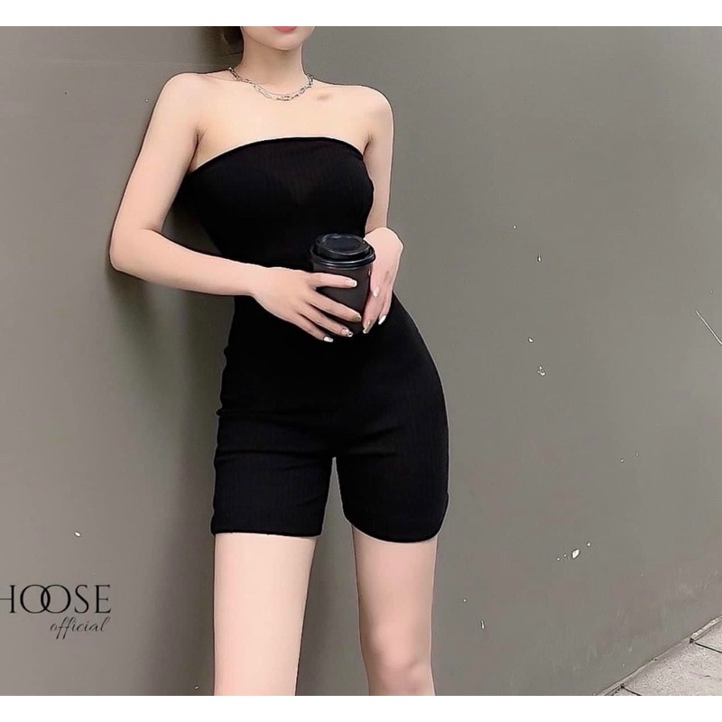 Jumsuit ngố trơn kèm mút ngực, set ống sexy vải loại 1 - 25 Store | BigBuy360 - bigbuy360.vn