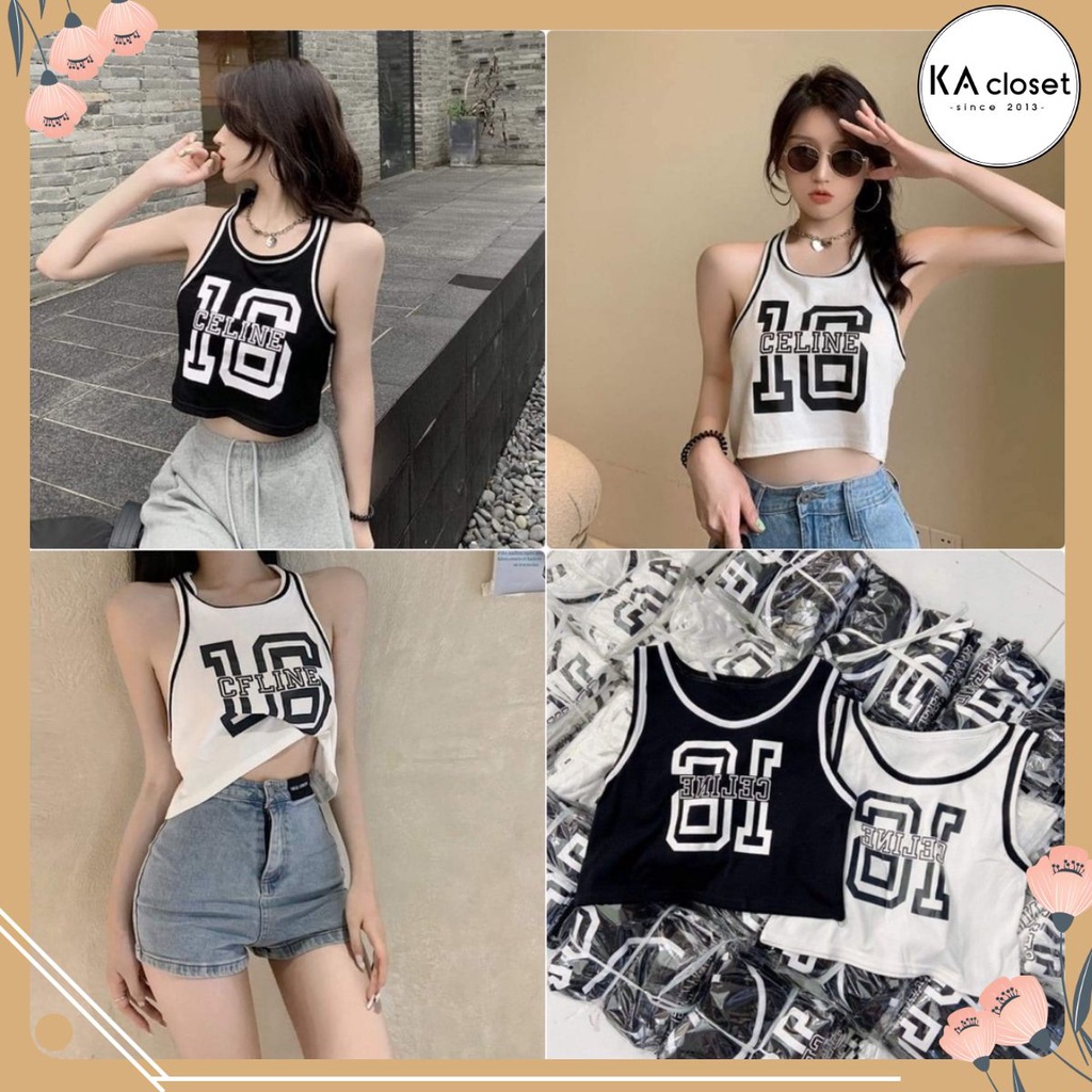 🆕Áo ba lỗ 16 KA Closet chất thun gân dầy dặn co dãn tốt, rót viền nổi đẹp hot | BigBuy360 - bigbuy360.vn