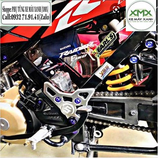 [Giá Siêu Rẻ] Conbo MiCa che phuộc/Pô e cho Raider,Satria siêu đẹp [Phụ Tùng Xe Máy Xanh]