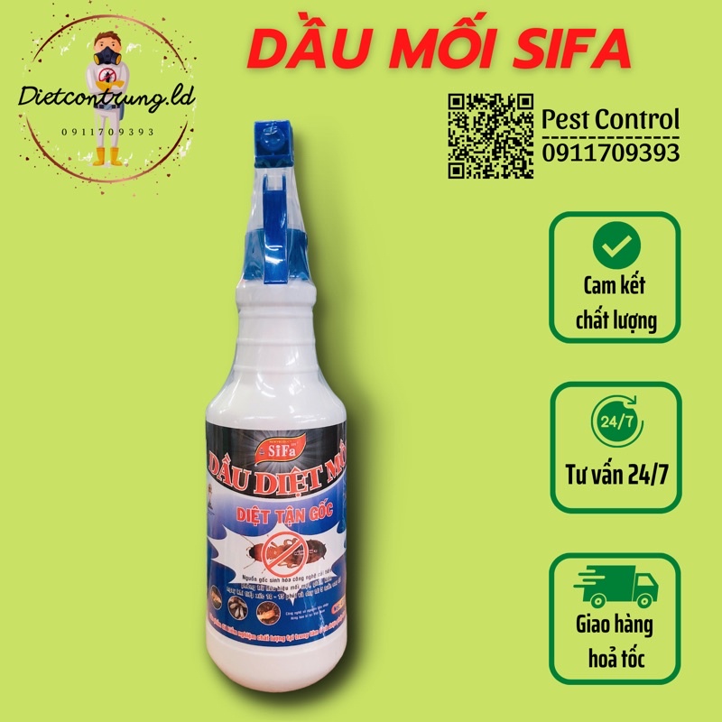 DẦU DIỆT MỐI - Diệt tận gốc mối SIFA - dạng xịt