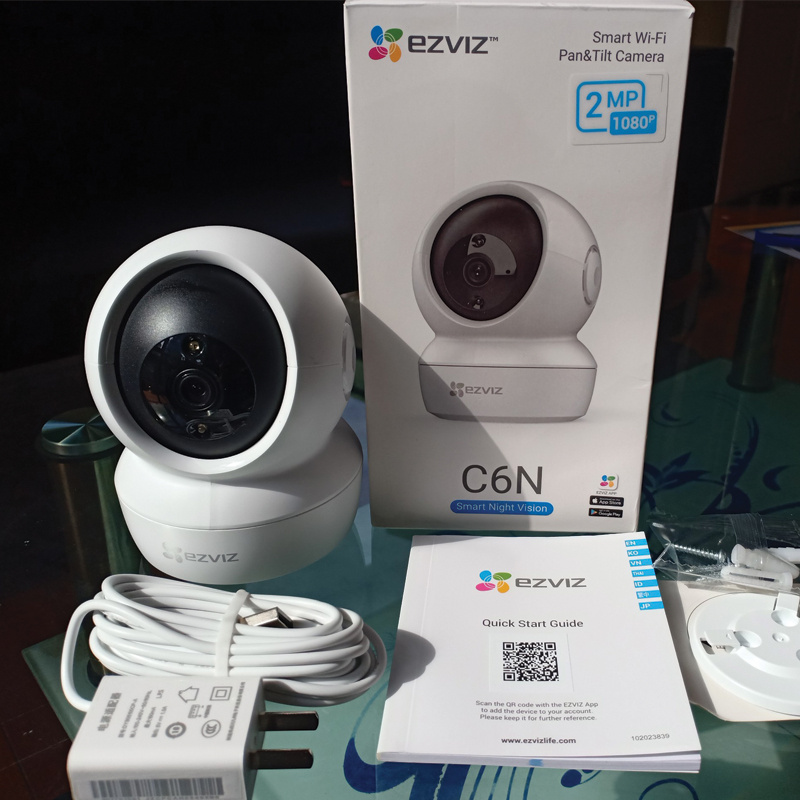 [Camera Wifi 360 Ezviz] Full HD 1080p bản 2019 - Smart Night Vision - C6N