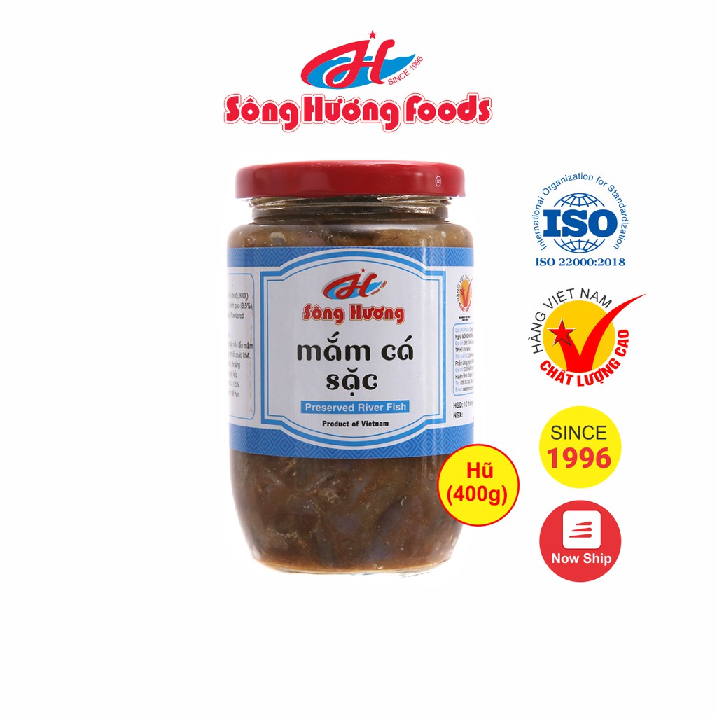 Mắm Cá Sặc Sông Hương Foods Hũ 400g - Nấu lẩu mắm , Chưng trứng , mắm chưng, bún