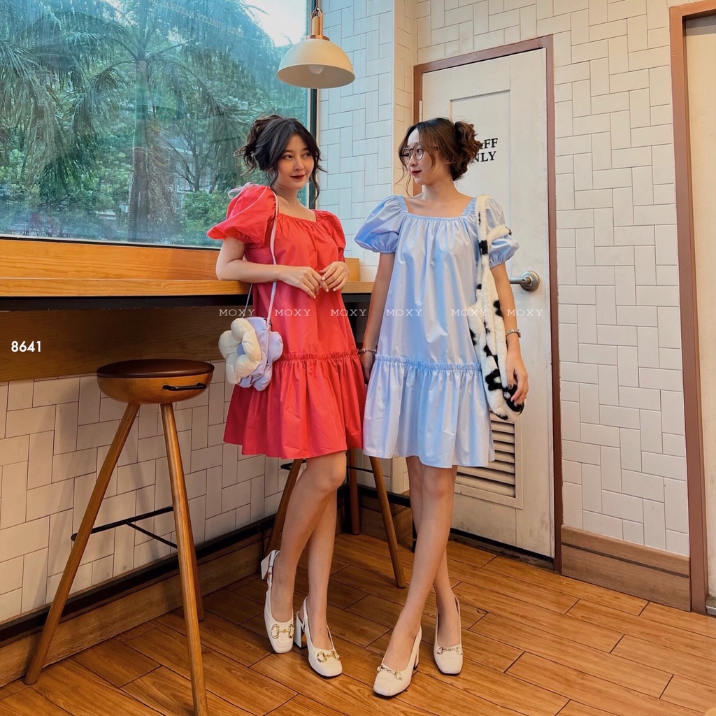 SP008641-Đầm tay phồng