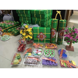 bánh chưng, bánh tét trang trí tết