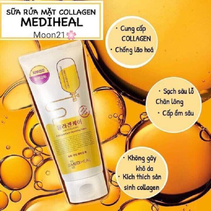 [Chính Hãng] Sữa Rửa Mặt Mediheal Collagen Cleansing Foam (Hàn Quốc)