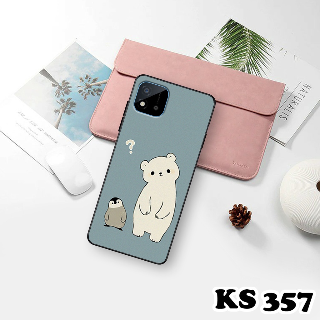 Ốp Lưng Oppo Realme C11 2020 - Realme C11 2021 - Ốp Oppo in hình Cat&amp;Bear đáng yêu - Chất liệu TPU siêu bền
