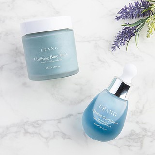 Dầu dưỡng trắng da hữu cơ Urang Blue Brightening Oil Serum 30ml