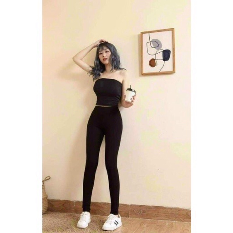 *RẺ VÔ ĐỊCH* QUẦN LEGGING DÁNG DÀI HÀNG CO GIÃN XỊN
