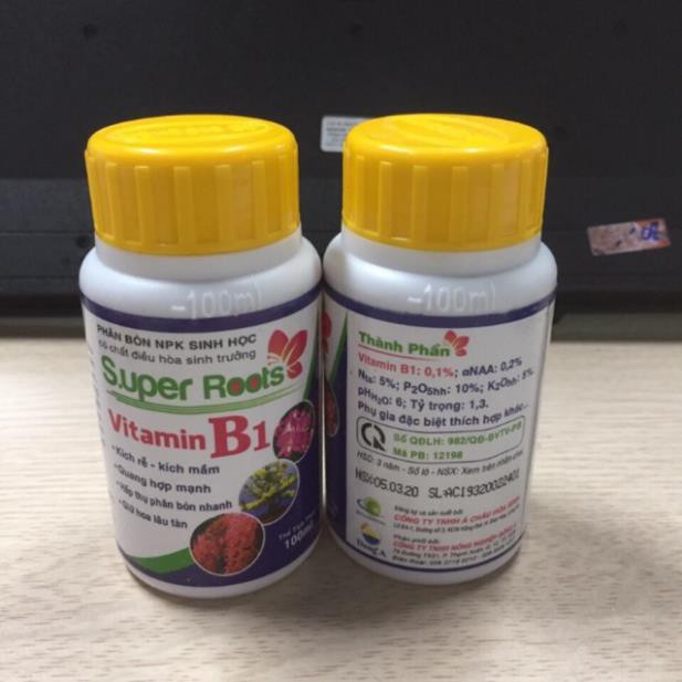 Vitamin B1 Super Roots – Kích rễ, kích mầm, giữ hoa lâu tàn