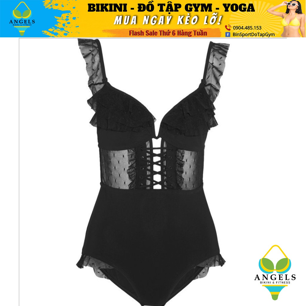 Bikini,Bộ Đồ Bơi Body Phối Voan Cao Cấp, 2 Màu Cam Đất, Đen , Hàng Nhập Đủ Size M L XL, BHN010 | WebRaoVat - webraovat.net.vn