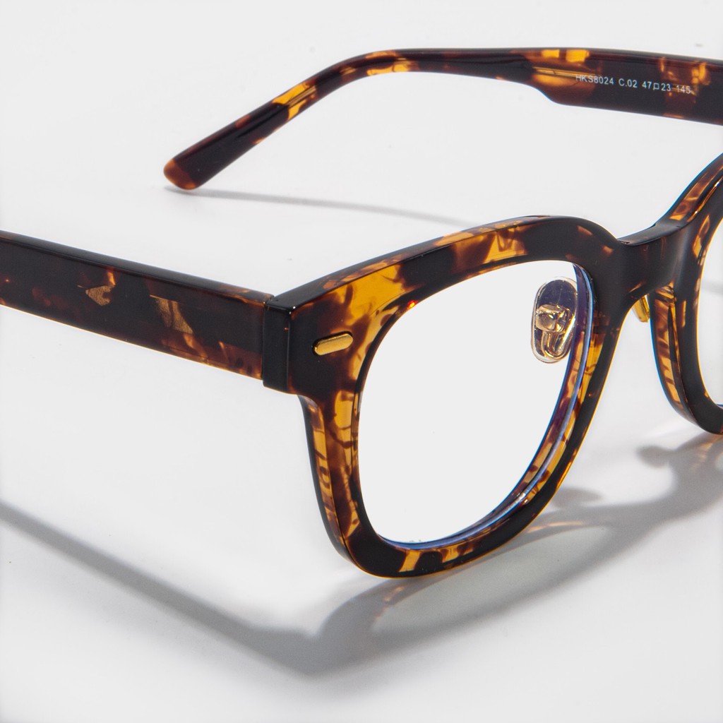 Gọng kính cận mắt tròn thời trang nam nữ local brand Iconic GLSS Vietnam, tròng mắt không độ chống tia UV trend 2021 | BigBuy360 - bigbuy360.vn