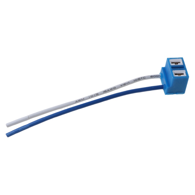 Set 2 ổ cắm bóng đèn H7 kèm dây chuyên dụng