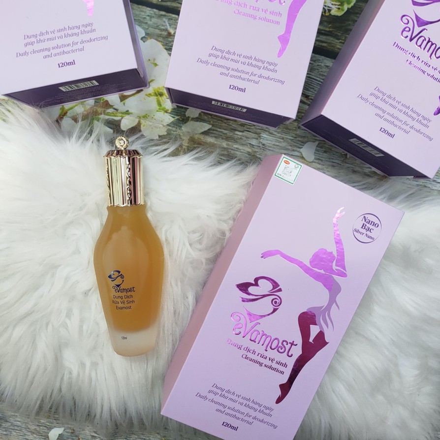 DUNG DỊCH VỆ SINH EVAMOST TEM CÀO CAM KÉT CHÍNH HÃNG