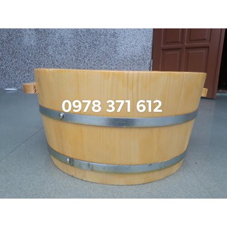 Chậu ngâm chân gỗ cao cấp