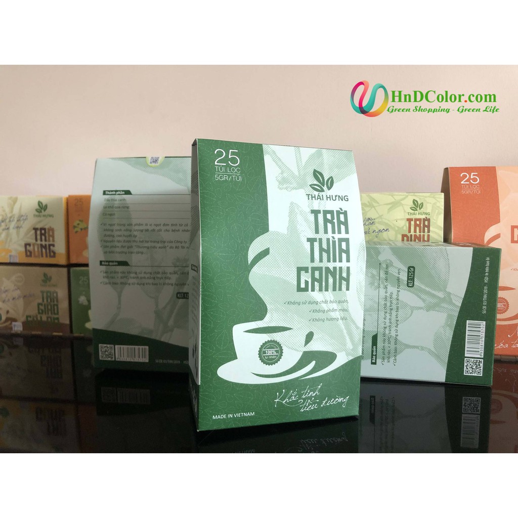 Trà Thìa Canh Thái Hưng Gói 25 Túi Lọc - Hỗ Trợ Đ𝗶𝗲̂̀𝘂 𝗧𝗿𝗶̣ 𝗕𝗲̣̂𝗻𝗵 𝗧𝗶𝗲̂̉𝘂 Đ𝘂̛𝗼̛̀𝗻𝗴