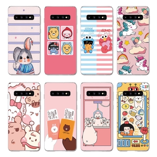 Ốp điện thoại silicon tpu dẻo họa tiết hoạt hình graffiti cho Samsung Galaxy S10 S9 Plus/S10E/S10 5G