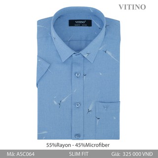 ÁO SƠ MI NAM VITINO - TAY NGẮN - SLIM FIT
