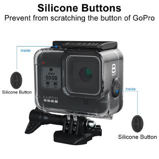 Ốp Chống Nước 60m Cho Gopro Hero 8 Khi Lặn