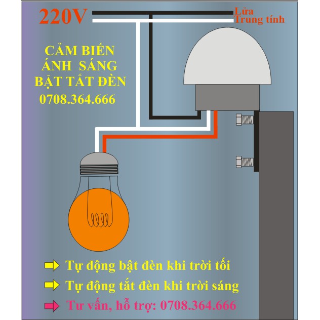 Cảm biến ánh sáng 220V