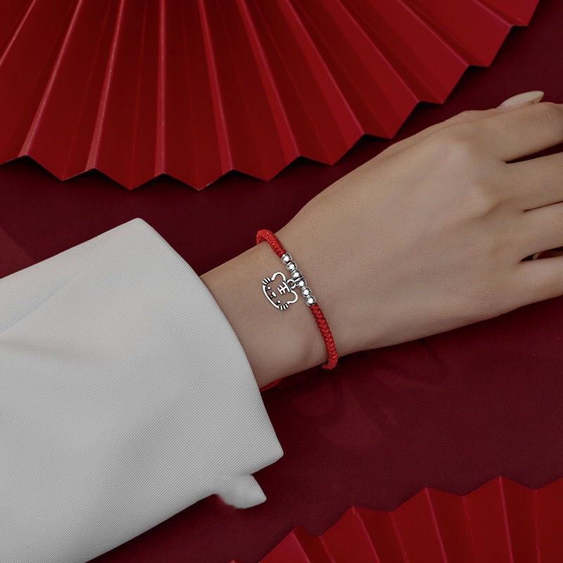 Vòng tay chỉ đỏ may mắn handmade by HNY Jewelry VTCĐ làm quà tặng, phụ kiện, trang sức