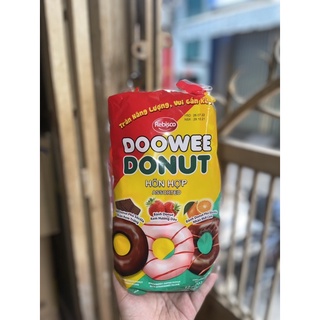 Bánh donut doowee hỗn hợp gói 360gr