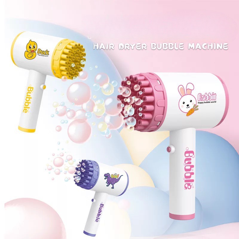 Đồ chơi thổi bong bóng xà phòng cho bé, máy bong bóng 36 nòng siêu mạnh, thế giới đồ chơi 1104