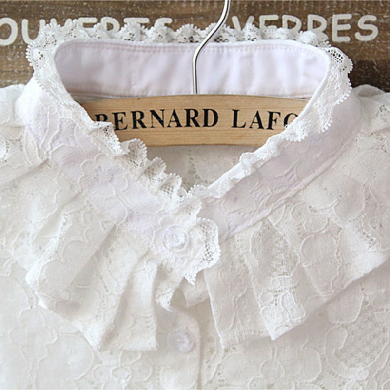 Cổ Áo Sơ Mi Giả Màu Sắc Thời Trang Cho Nữ