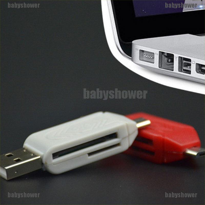 Đầu Đọc Thẻ Nhớ Usb Otg 2 Trong 1 | BigBuy360 - bigbuy360.vn