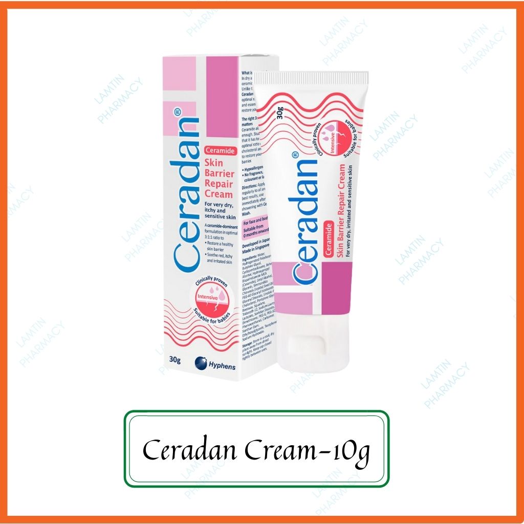 Ceradan Hydra Moisturiser kem dưỡng ẩm cao cấp, hỗ trợ viêm da cơ địa cho mọi lứa tuổi tub 30g, 80g ( hàng chính hãng )