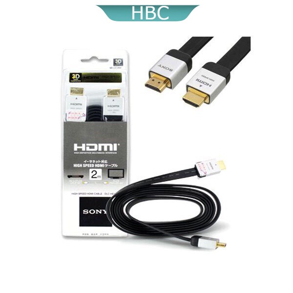 Dây Cáp Hdmi Sony 2m - Dây cáp kết nối cổng HDMI 2 đầu tốt chống nhiễu xịn chất luong cao