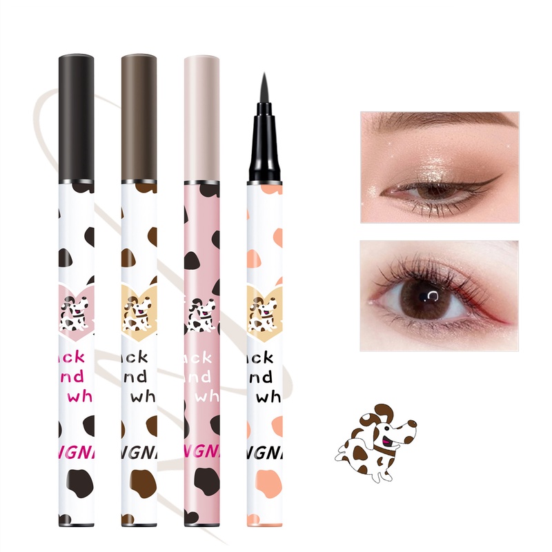 1 Bút Kẻ Mắt Dạng Lỏng Siêu Mịn Mượt Nhanh Khô Chống Nước Chống Mồ Hôi Lâu Trôi