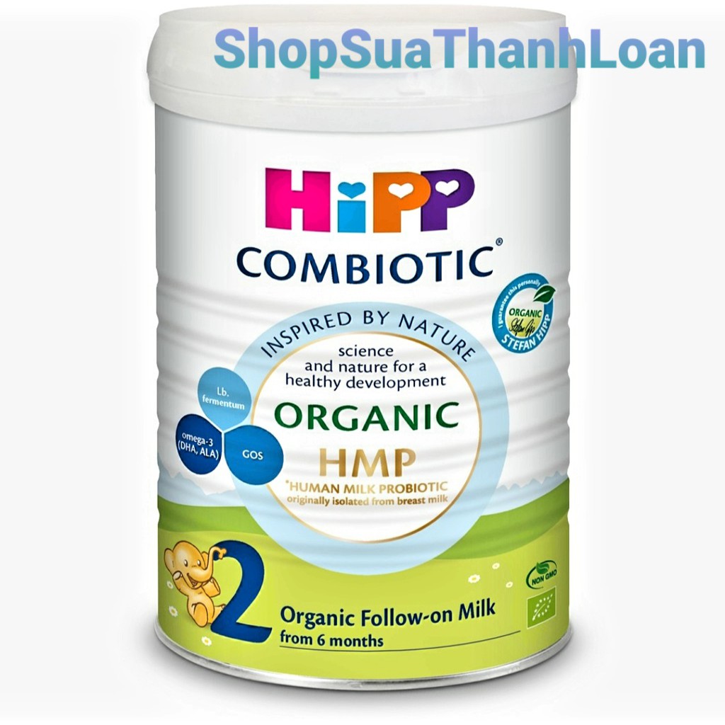 Sữa bột HiPP Combiotic Organic HMP Số 2 800gr