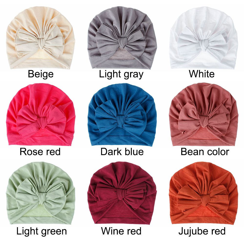 Khăn Turban Thắt Nơ Mềm Mại Cho Bé