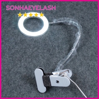 Đèn Led Mini Kẹp Bàn Làm Nail, Nối Mi ,Phun Xăm 2 Chế Độ Sáng.thân đèn lò x