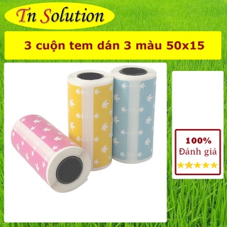 Giấy in nhiệt tem dán dành cho máy in tem Peripage, Paperang, Aibecy,..