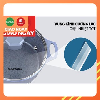 (Grab/Now) NỒI VÂN ĐÁ ĐÁY TỪ SUNHOUSE MAMA