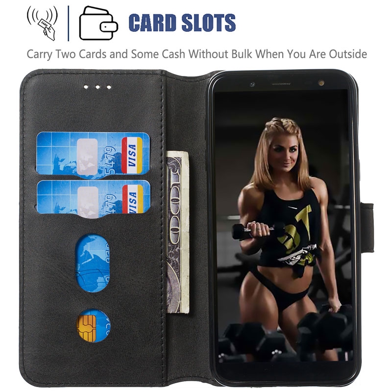 Bao da điện thoại nắp gập dành cho Samsung Galaxy J8 J7 J6 J5 J4 J3 J1 Plus Prime 2016 2018 J510 J710 | BigBuy360 - bigbuy360.vn