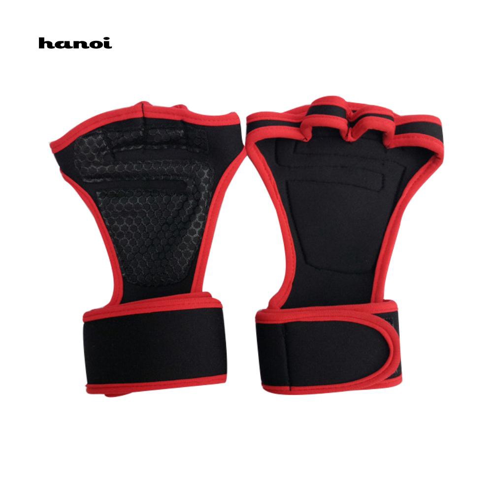 【Ready stock】Găng Tay Hở Ngón Chống Trượt Tập Gym Cho Nam Và Nữ